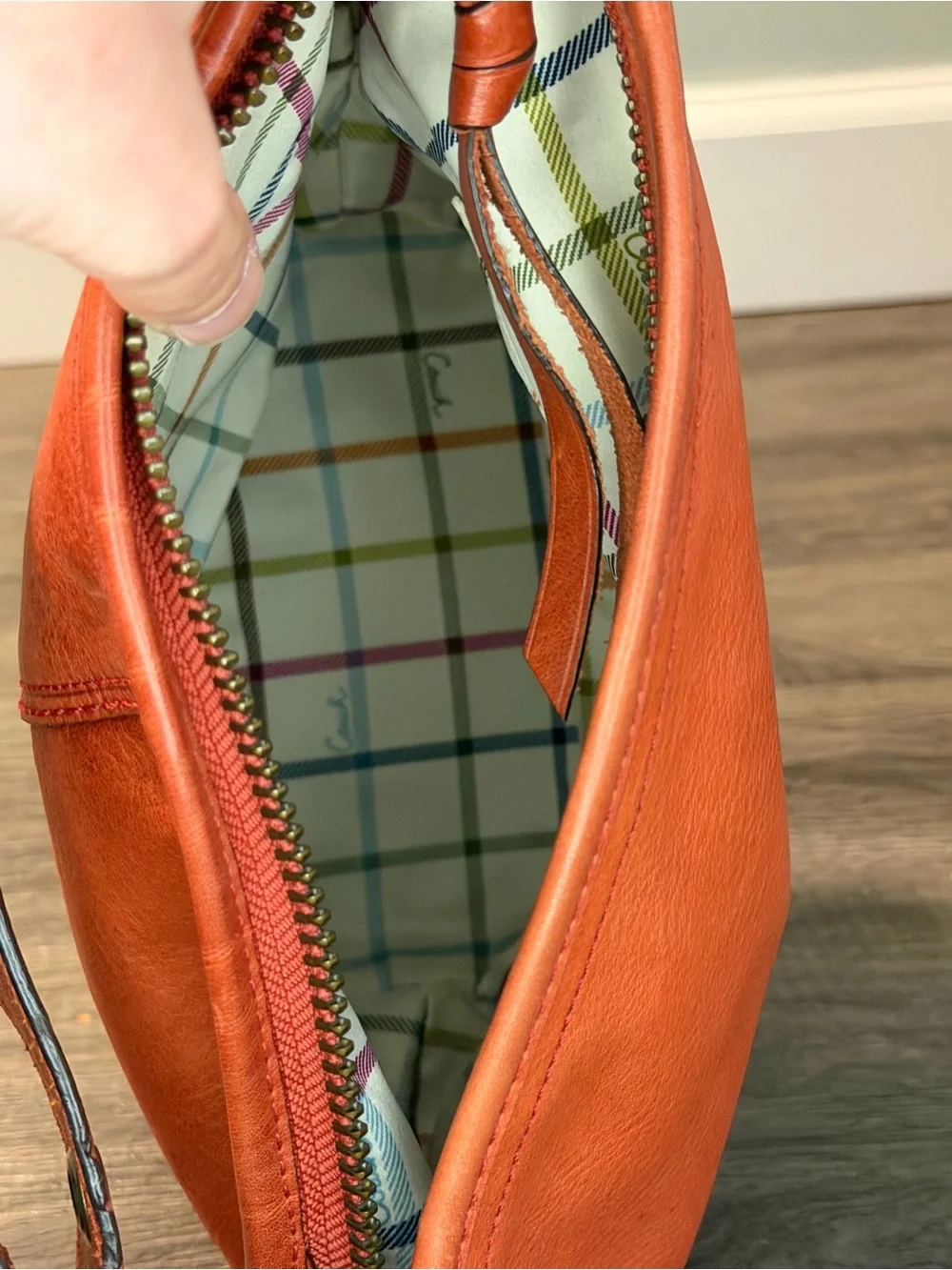 Coach Bleecker Duffle with Tattersall Interior - Picture 10 of 15